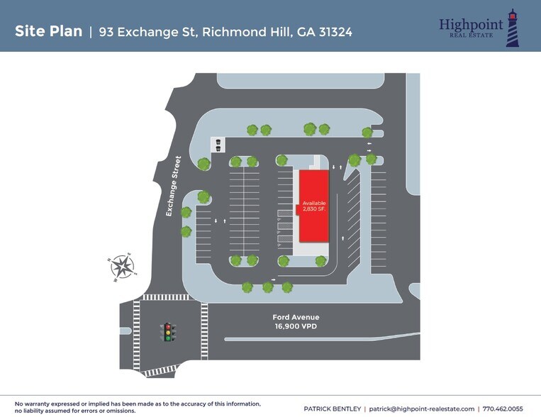 93 Exchange St, Richmond Hill, GA à louer - Plan de site - Image 3 de 9