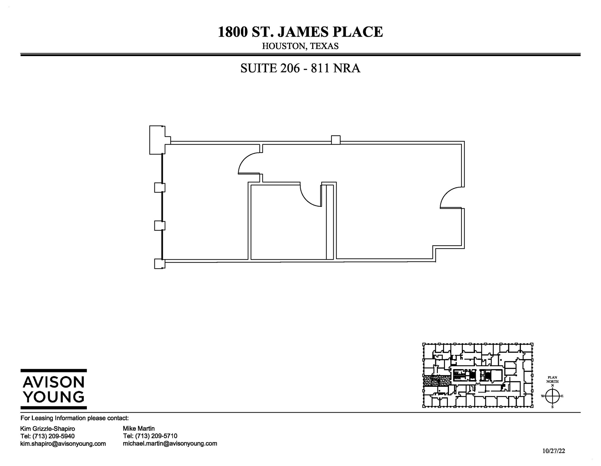 1800 St James Pl, Houston, TX for lease Floor Plan- Image 1 of 1