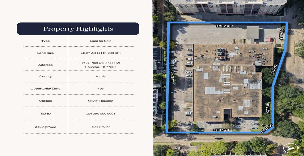 4605 Post Oak Place Dr, Houston, TX à vendre - Photo du bâtiment - Image 2 de 2