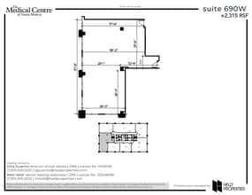 2001 Santa Monica Blvd, Santa Monica, CA for lease Floor Plan- Image 2 of 2