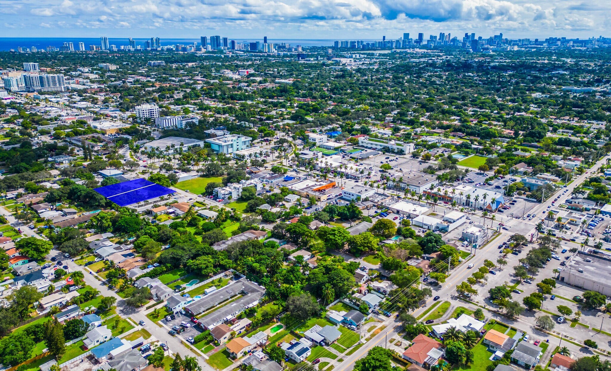 2621-2631 Polk St, Hollywood, FL à vendre Aérien- Image 1 de 6