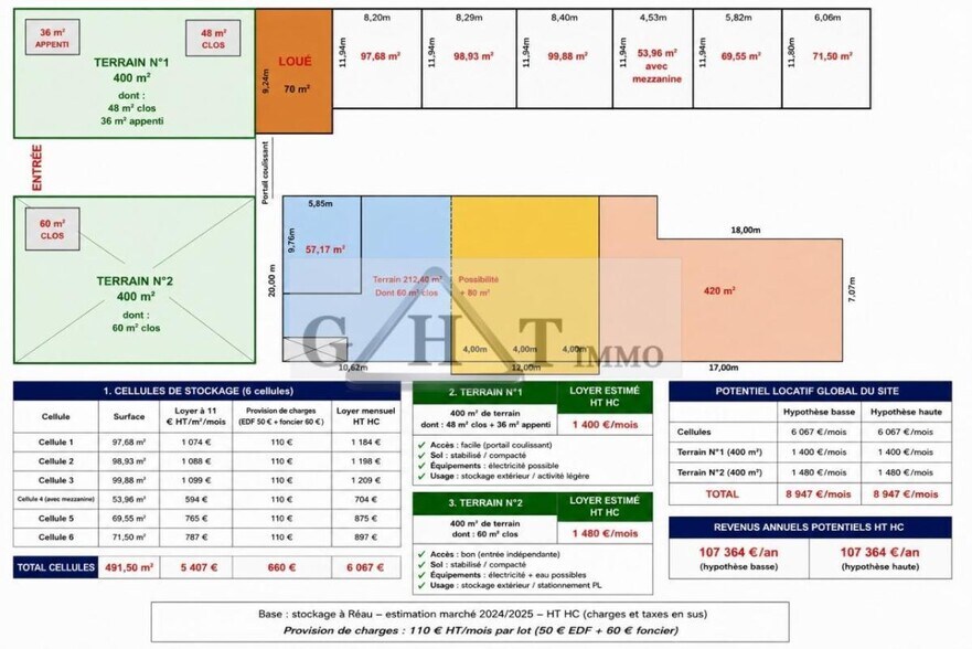 Industrial in Réau for lease - Site Plan - Image 2 of 2