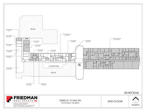 23800 W 10 Mile Rd, Southfield, MI à louer Plan d  tage- Image 1 de 2