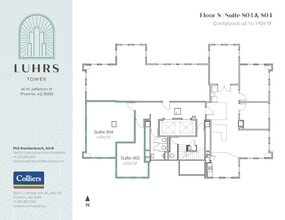 45 W Jefferson St, Phoenix, AZ for lease Floor Plan- Image 1 of 1