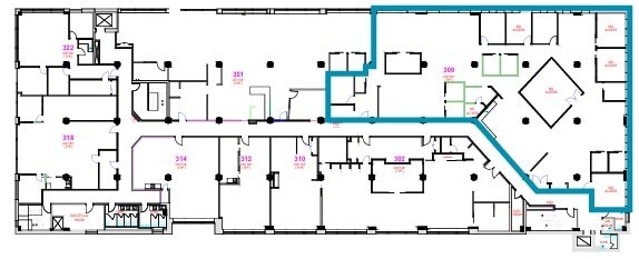 100 Broadview Ave, Toronto, ON à louer Plan d’étage- Image 1 de 1