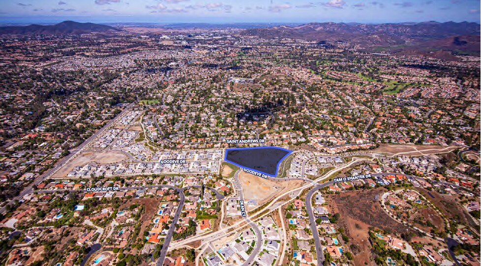 Goodeve Dr, Poway, CA à vendre - Aérien - Image 1 de 2