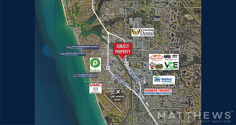 313 Seaboard Ave, Venice, FL for lease - Aerial - Image 3 of 15