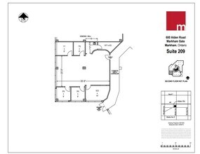 600 Alden Rd, Markham, ON for lease Floor Plan- Image 1 of 1