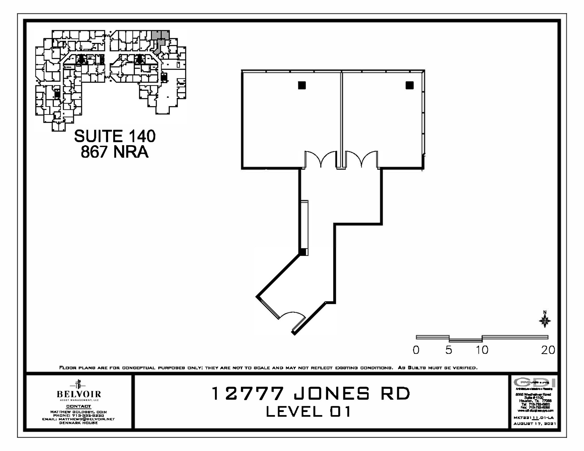 12777 Jones Rd, Houston, TX à louer Plan de site- Image 1 de 1