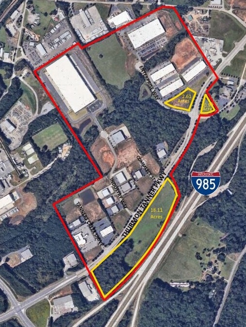 Thurmon Tanner Pky & Enterprise Way, Flowery Branch, GA for sale Primary Photo- Image 1 of 2