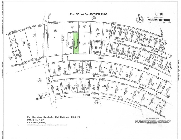 0 Shasta Dam Blvd, Shasta Lake, CA à vendre - Plan cadastral - Image 3 de 3