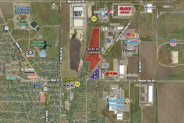 Lancaster Hutchins & Pleasant Run Rd, Lancaster, TX à vendre Photo du bâtiment- Image 1 de 7