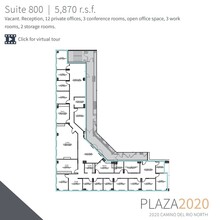 2020 Camino Del Rio N, San Diego, CA à louer Plan d’étage- Image 1 de 1