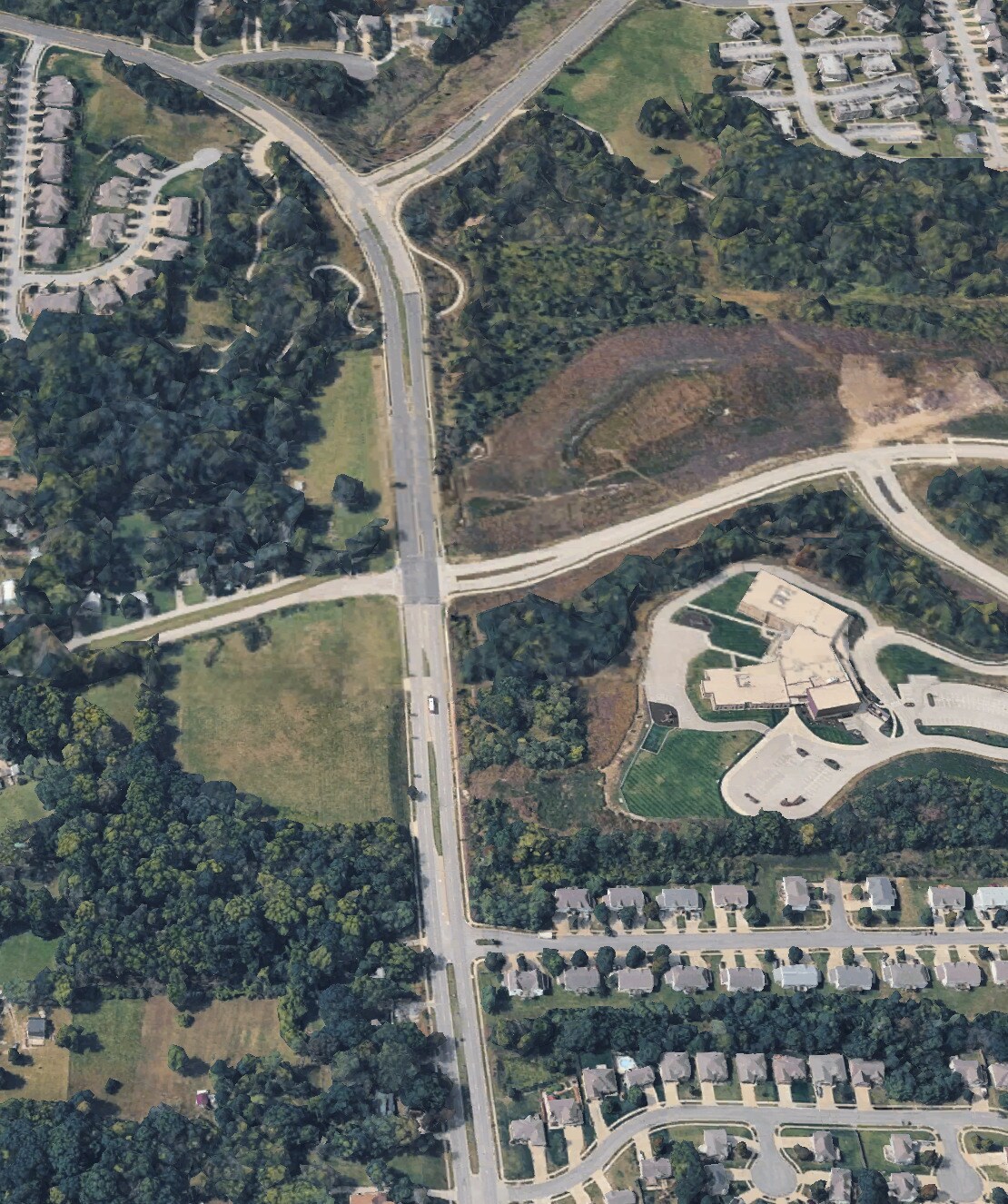 6839 NW Waukomis Dr, Kansas City, MO for sale Aerial- Image 1 of 7