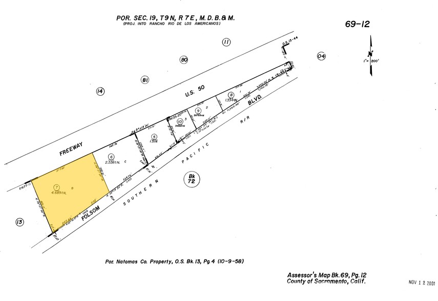 11415 Folsom Blvd, Rancho Cordova, CA à louer - Plan cadastral - Image 2 de 6