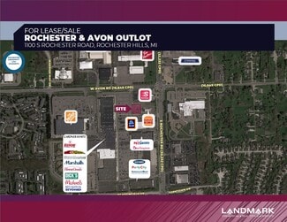 Plus de détails pour 1100 S Rochester Rd, Rochester Hills, MI - Terrain à vendre