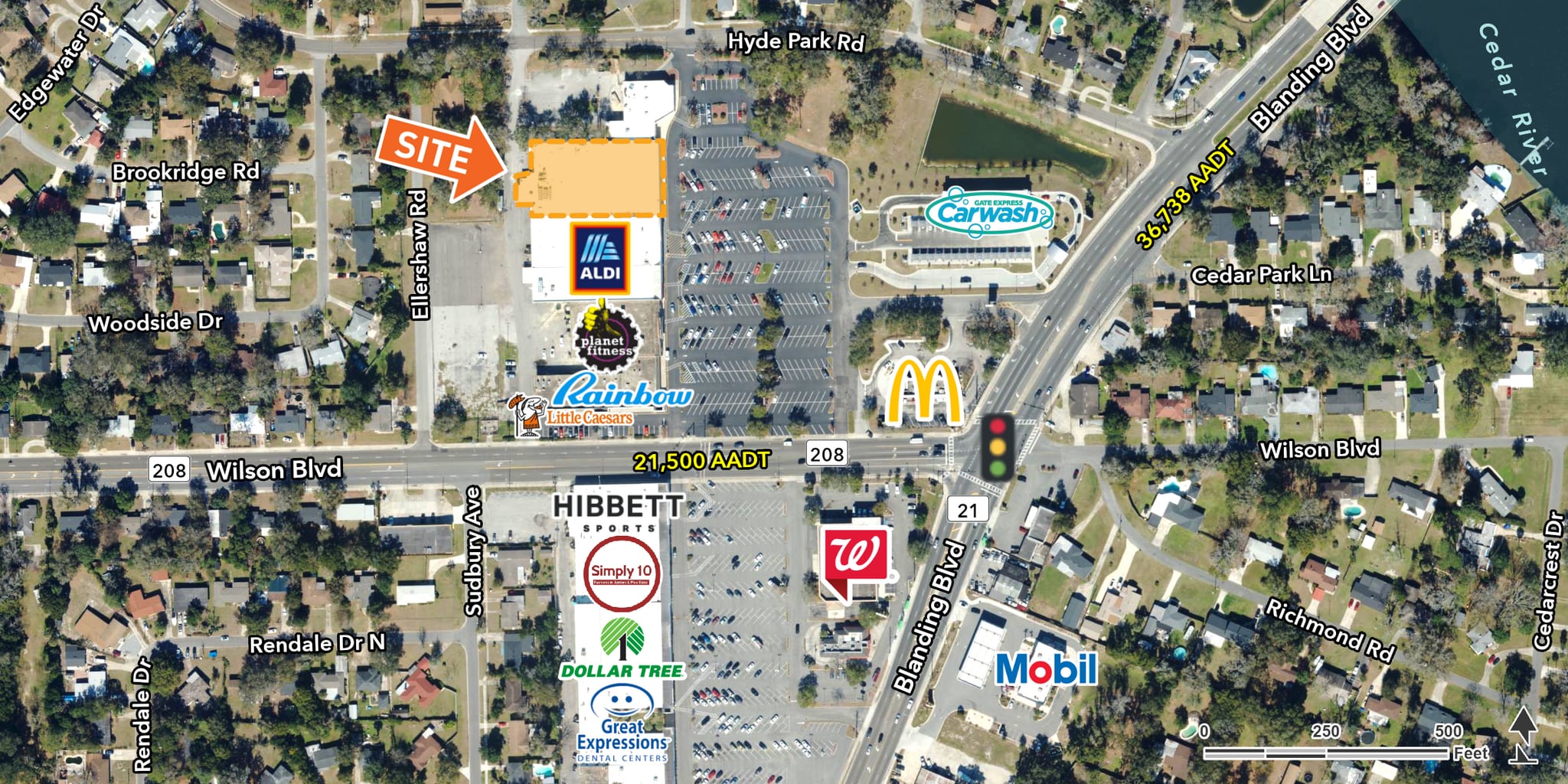 3520-3566 Blanding Blvd, Jacksonville, FL for lease Building Photo- Image 1 of 3