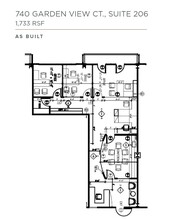 740 Garden View Ct, Encinitas, CA à louer Plan d’étage- Image 1 de 1