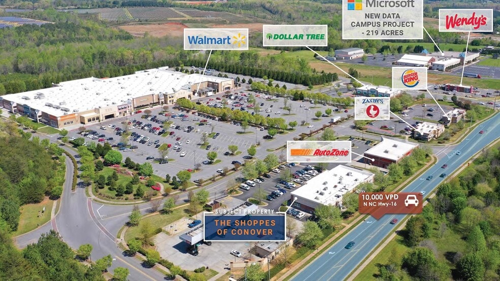 1217 N NC 16 Hwy, Conover, NC à louer - Photo du bâtiment - Image 2 de 2