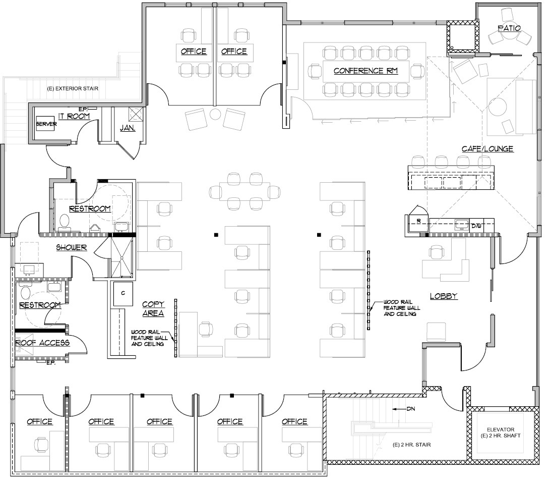 1532-1536 N Coast Highway 101, Encinitas, CA à vendre Plan d  tage- Image 1 de 11