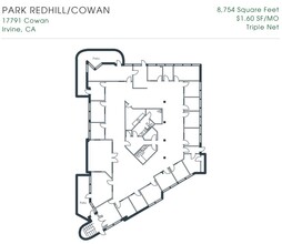 17991-17993 Cowan, Irvine, CA for lease Floor Plan- Image 1 of 1