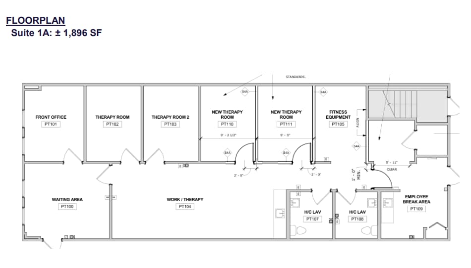 5750 Post Rd, East Greenwich, RI à vendre Plan d’étage- Image 1 de 1