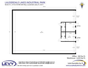 2696 NW 31st Ave, Lauderdale Lakes, FL à louer Plan d’étage- Image 2 de 2