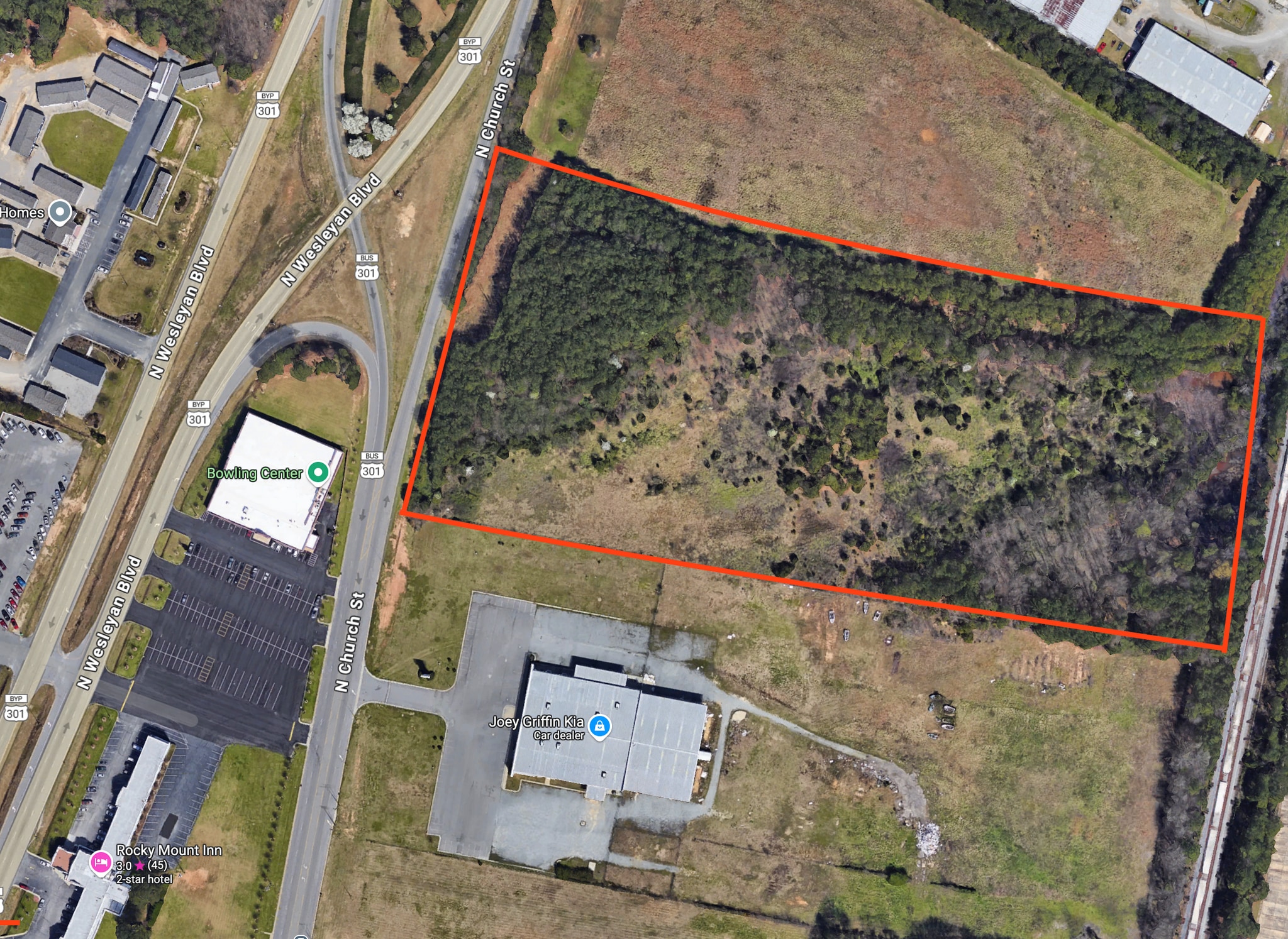 N Wesleyan Blvd, Rocky Mount, NC à vendre Photo du bâtiment- Image 1 de 5