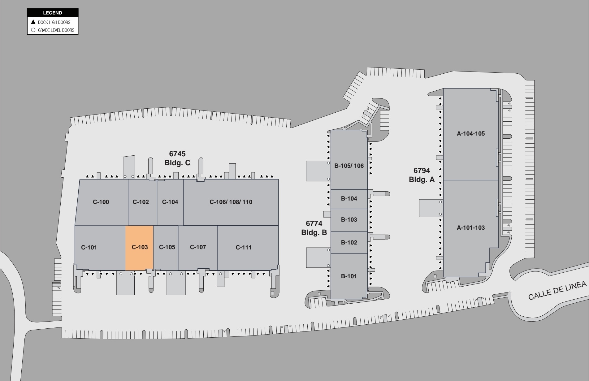 6754 Calle De Linea, San Diego, CA à louer Plan de site- Image 1 de 1