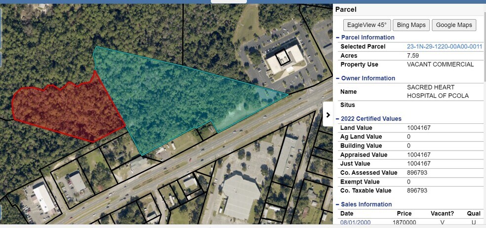 US Highway 90, Pace, FL à vendre - Aérien - Image 1 de 3