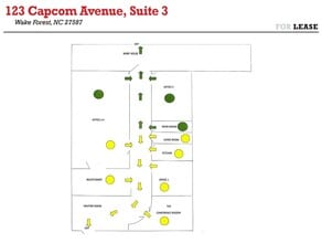 123 Capcom Ave, Wake Forest, NC for lease Floor Plan- Image 1 of 1