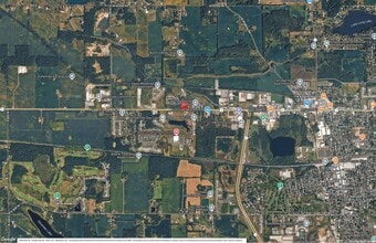 1732 W North St, Kendallville, IN - Aerial map view