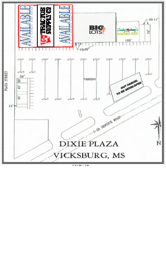 Plus de détails pour 1800 S Frontage Rd, Vicksburg, MS - Terrain à vendre