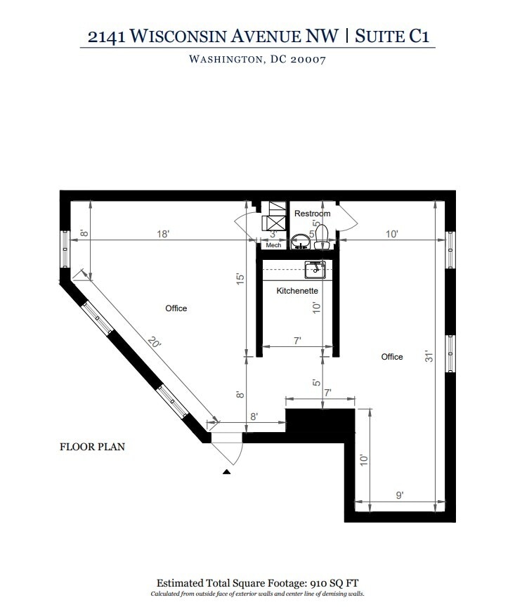2141 Wisconsin Ave NW, Washington, DC for lease Floor Plan- Image 1 of 1