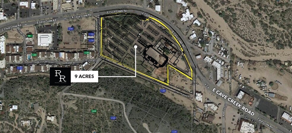 6705 E Cave Creek Rd, Cave Creek, AZ for lease - Aerial - Image 2 of 10