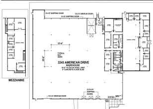 3245 American Dr, Mississauga, ON for lease Floor Plan- Image 2 of 2