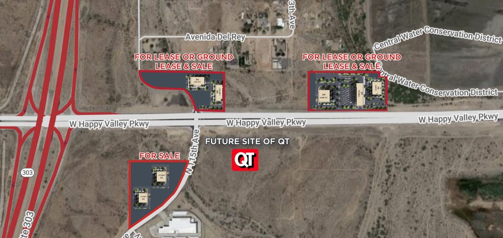 113th Ave & Happy Valley Pky, Peoria, AZ for lease - Building Photo - Image 2 of 6