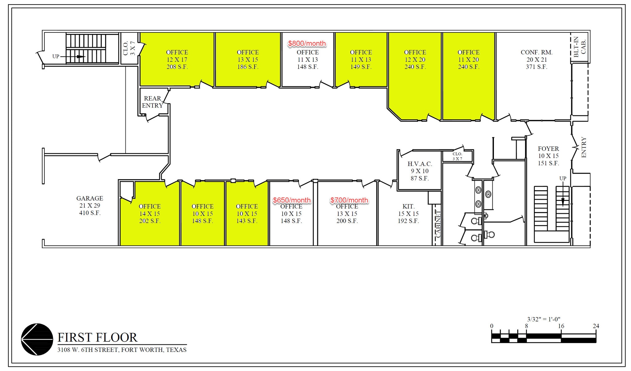 3108 W 6th St, Fort Worth, TX for lease Interior Photo- Image 1 of 2