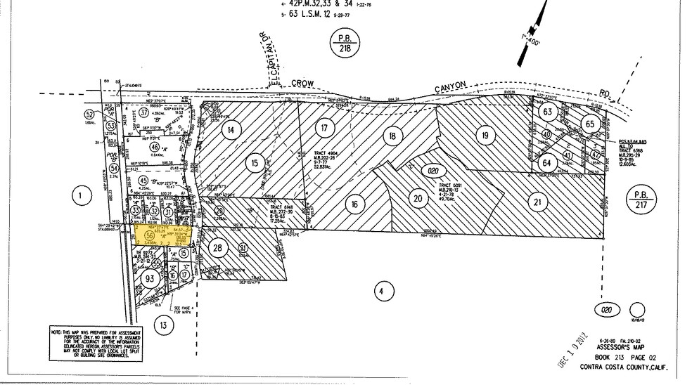 12893 Alcosta Blvd, San Ramon, CA à louer - Plan cadastral - Image 3 de 3