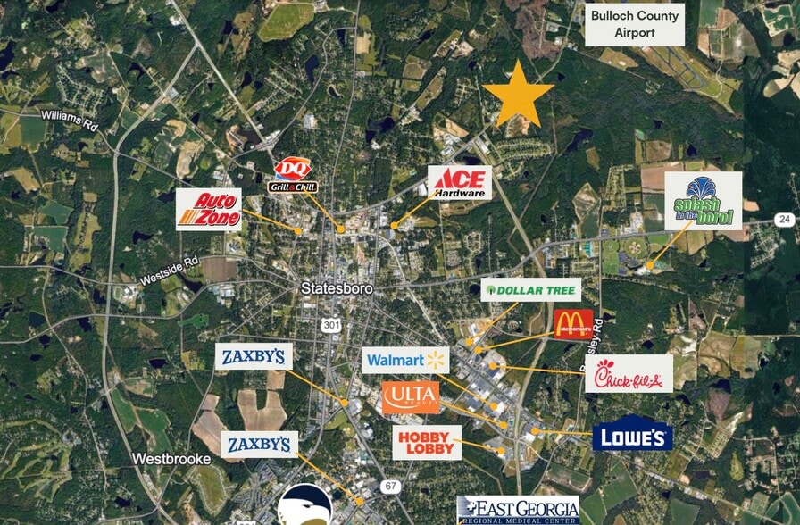 HW 301 N, Statesboro, GA for sale - Building Photo - Image 2 of 9