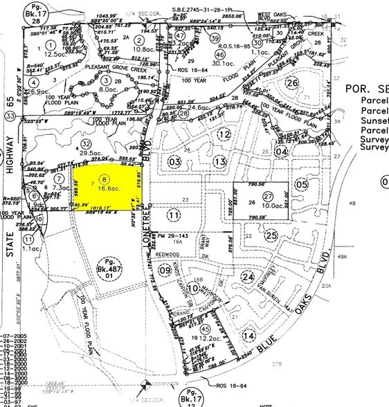 6532 Lonetree Blvd, Rocklin, CA à louer - Plan cadastral - Image 2 de 3