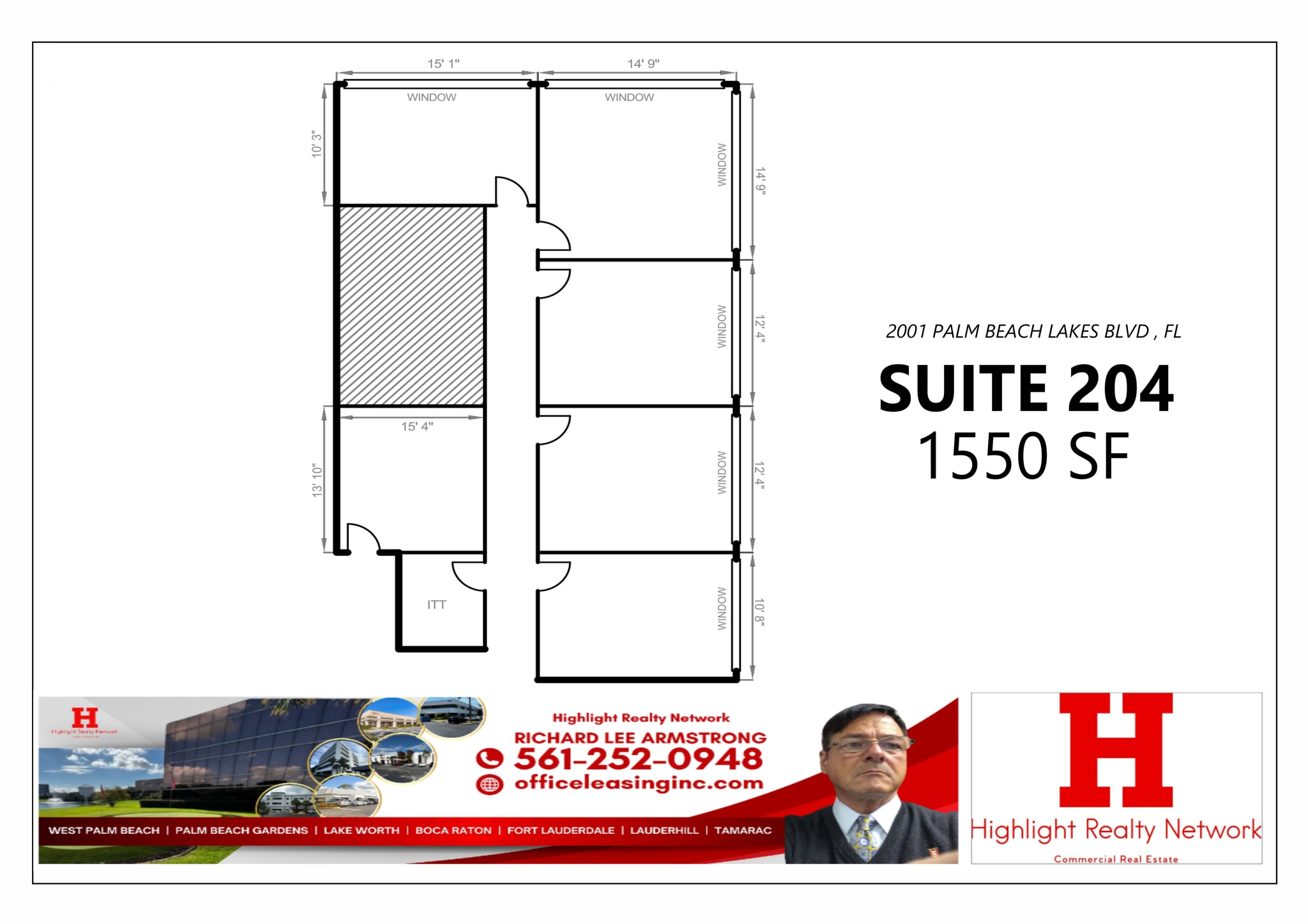 2001 Palm Beach Lakes Blvd, West Palm Beach, FL à louer Photo intérieure- Image 1 de 1