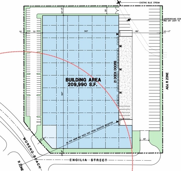 Eucalyputus Ave, Moreno Valley, CA for sale - Site Plan - Image 3 of 3