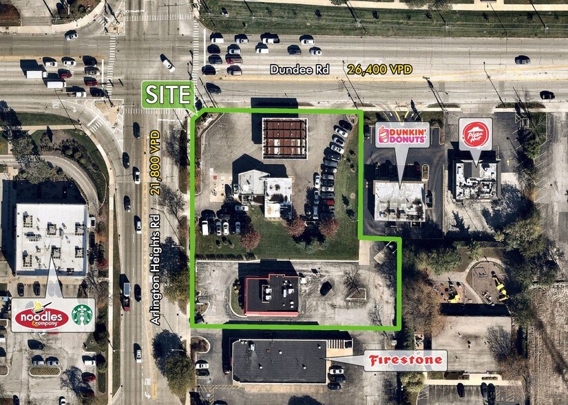 SEC Dundee Rd & Arlington Heights Rd, Arlington Heights, IL for lease - Building Photo - Image 1 of 2