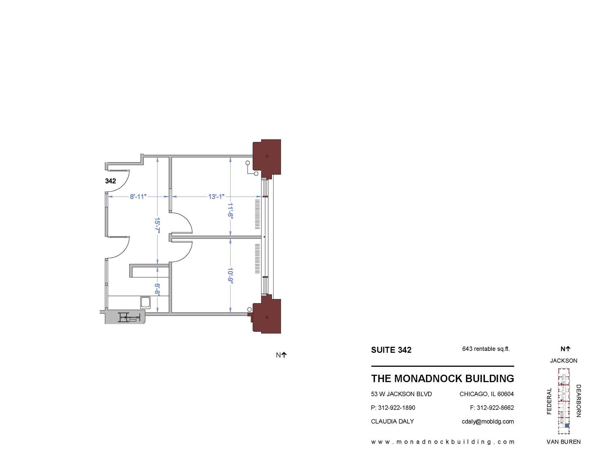 53 W Jackson Blvd, Chicago, IL for lease Interior Photo- Image 1 of 3