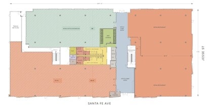 640 S Santa Fe Ave, Los Angeles, CA à louer Plan d’étage- Image 1 de 1
