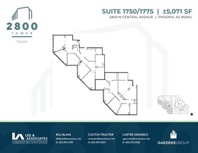 2800 N Central Ave, Phoenix, AZ for lease Floor Plan- Image 2 of 2