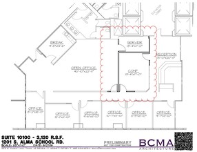 1201 S Alma School Rd, Mesa, AZ for lease Floor Plan- Image 1 of 1