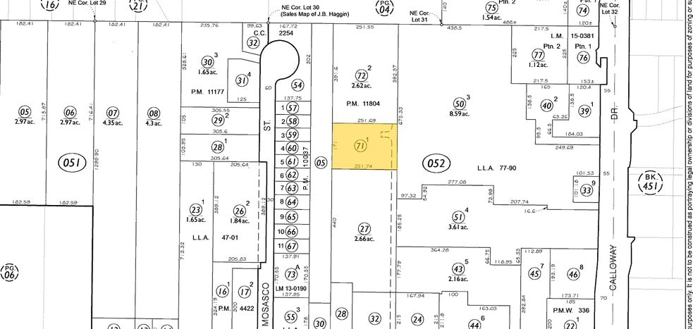 10010 Rosedale Hwy, Bakersfield, CA for lease - Plat Map - Image 3 of 3