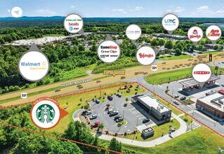 4763 Hickory Blvd, Granite Falls, NC - AERIAL  map view